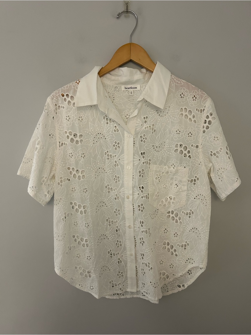 Heartloom Rosie Button Down Shirt Size Large - Picture 3 of 8